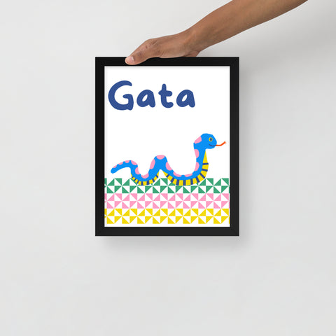 Gata Framed poster - Measina Treasures of Samoa