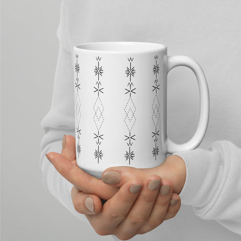 Mother and Child White glossy mug - Measina Treasures of Samoa