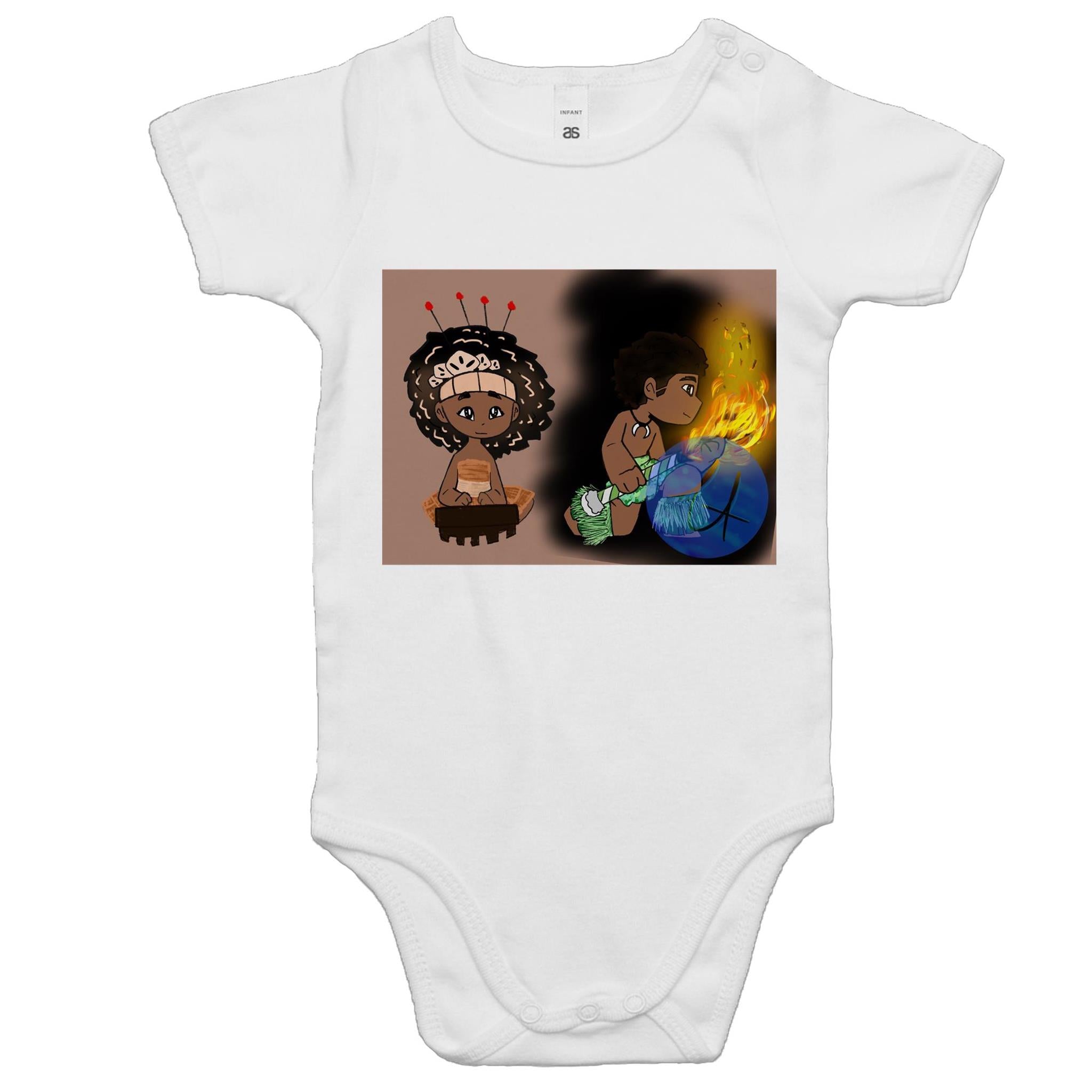 Ese Anime AS Colour Mini Me - Baby Onesie Romper AUS - Measina Treasures of Samoa
