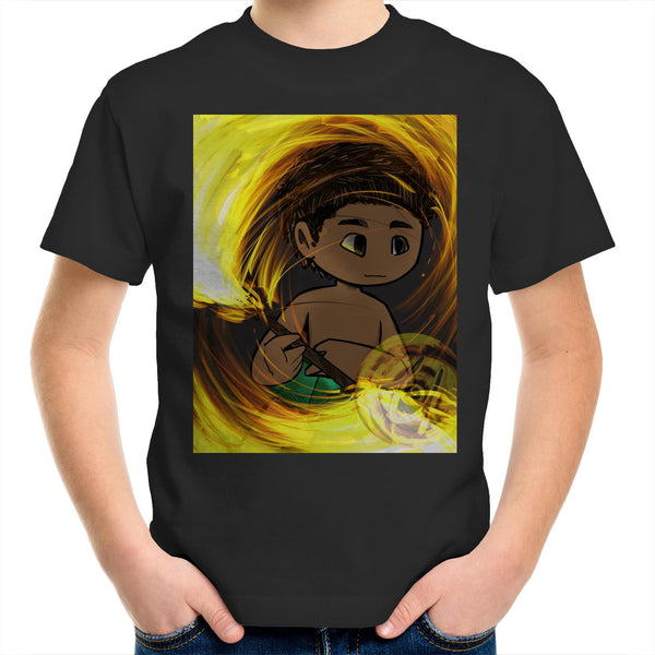 Siva Afi Colour Kids Youth Crew T-Shirt AUS - Measina Treasures of Samoa
