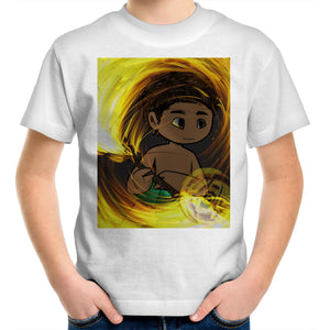 Siva Afi Colour Kids Youth Crew T-Shirt AUS - Measina Treasures of Samoa