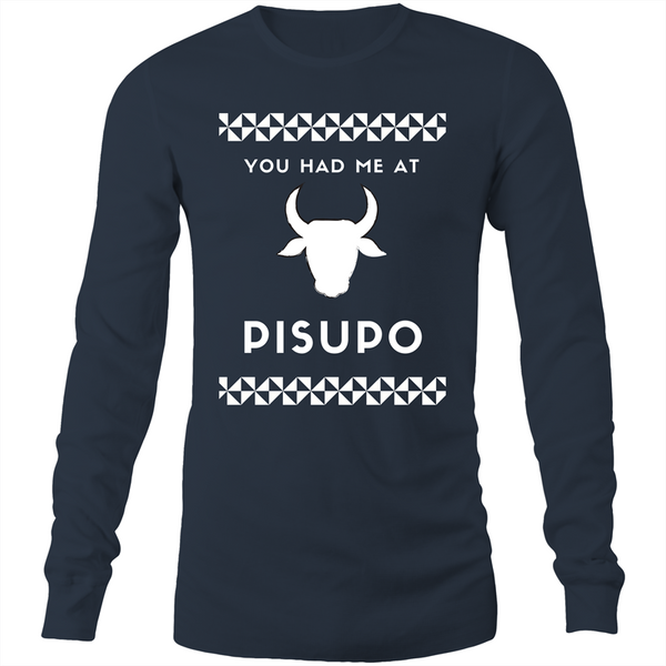 You Had Me at Pisupo AS - Mens Long Sleeve T-Shirt - Measina Treasures of Samoa