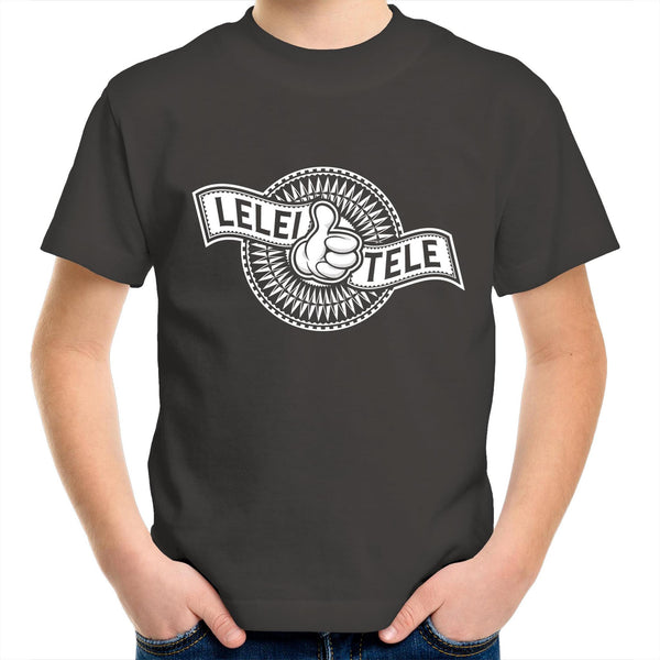 Lelei Tele AS Colour Kids Youth Crew T-Shirt - Measina Treasures of Samoa