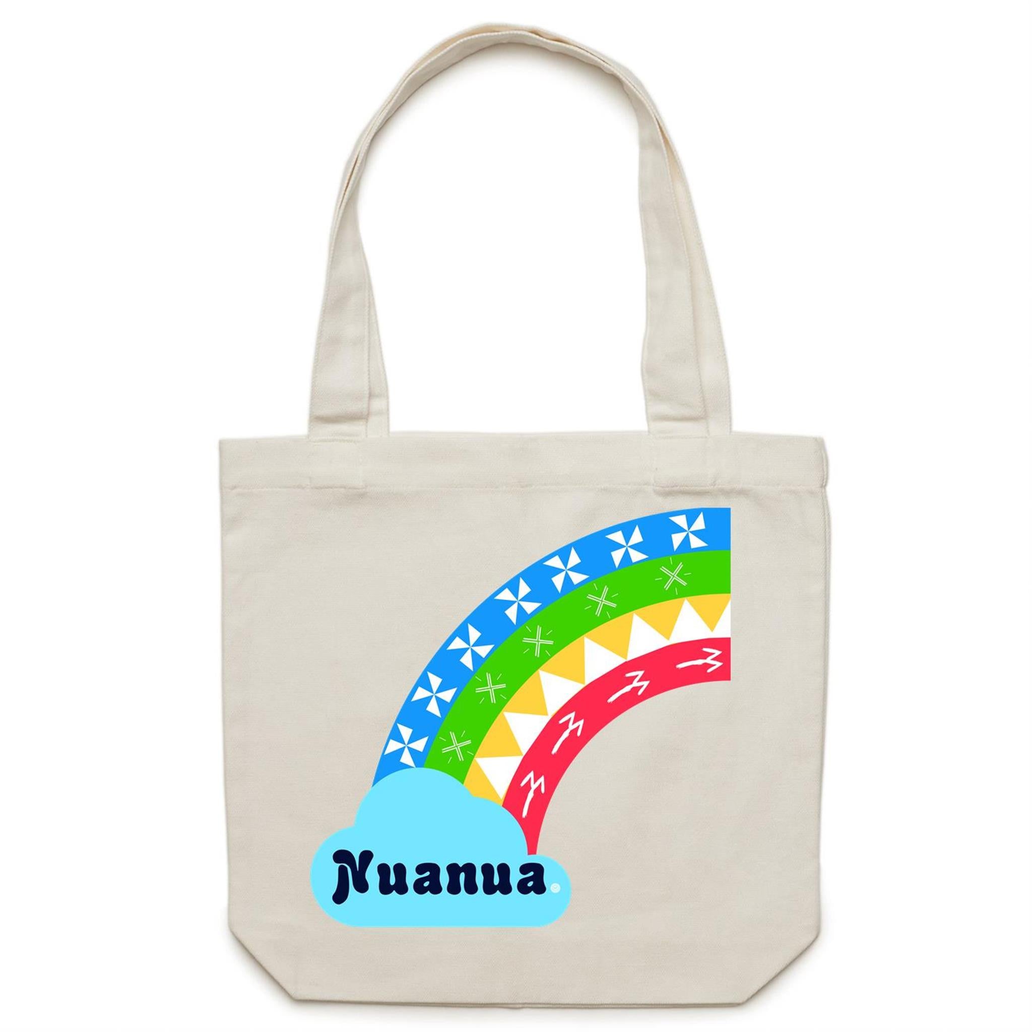 Nuanua Canvas Tote Bag - Measina Treasures of Samoa