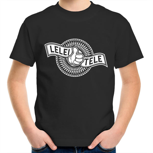 Lelei Tele AS Colour Kids Youth Crew T-Shirt - Measina Treasures of Samoa