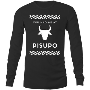 You Had Me at Pisupo AS - Mens Long Sleeve T-Shirt - Measina Treasures of Samoa