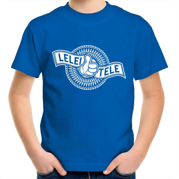 Lelei Tele AS Colour Kids Youth Crew T-Shirt - Measina Treasures of Samoa