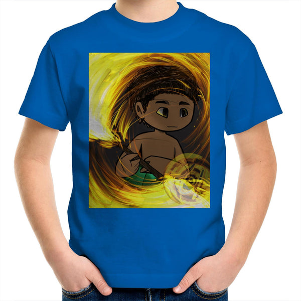 Siva Afi Colour Kids Youth Crew T-Shirt AUS - Measina Treasures of Samoa
