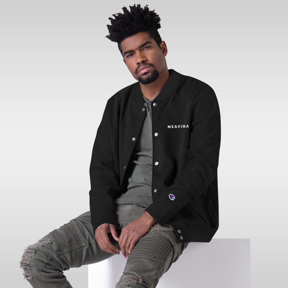 Measina Embroidered Champion Bomber Jacket - Measina Treasures of Samoa