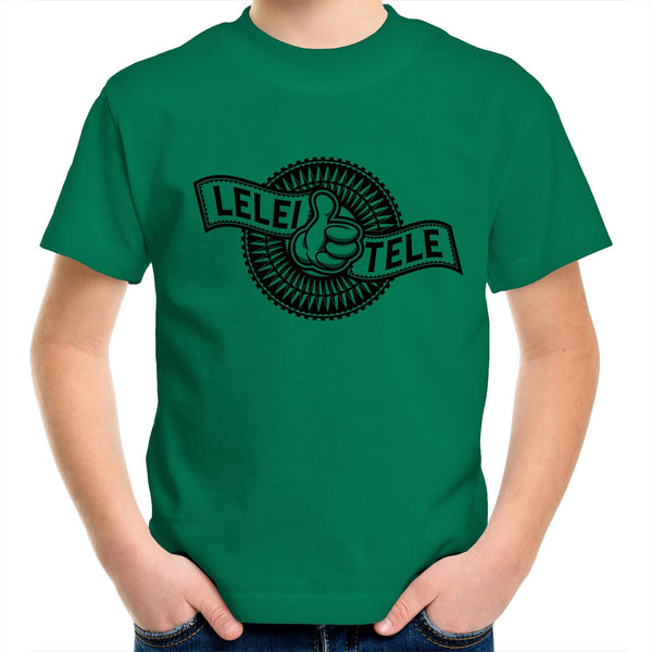 Lelei Tele AS Colour Kids Youth Crew T-Shirt - Measina Treasures of Samoa