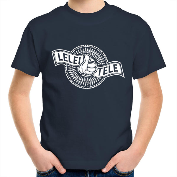 Lelei Tele AS Colour Kids Youth Crew T-Shirt - Measina Treasures of Samoa