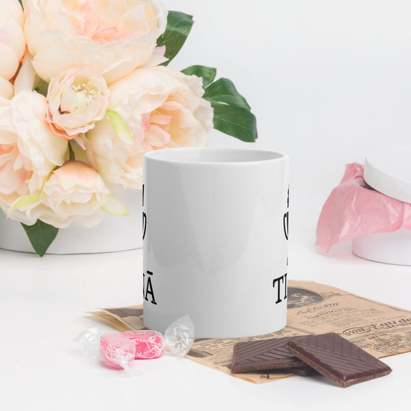 #1 Tina/Mum White glossy mug - Measina Treasures of Samoa